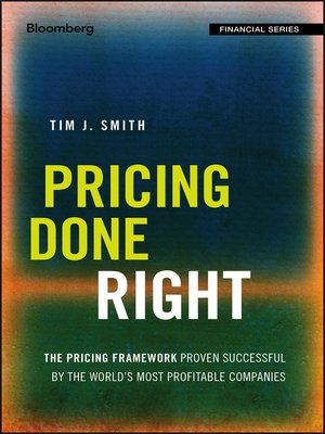 cover image of Pricing Done Right